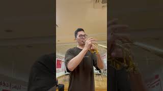 Ravel “Piano Concerto in G Major solo from 2–3” – Trumpet in C trumpetsolo practice [upl. by Maximilian]