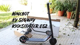 Primeira review em português da Ninebot by Segway KickScooter ES2 [upl. by Goar]