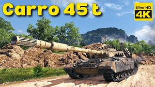 World of Tanks 5 Kills 93k damage Carro 45 t  4K Video   My battle My rules [upl. by Eillen981]