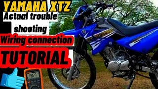 Yamaha XTZ 125 Actual trouble shooting  Hindi Umaandar [upl. by Pokorny]