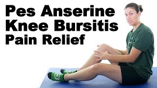 Pes Anserine Knee Bursitis Stretches amp Exercises  Ask Doctor Jo [upl. by Salokkin]