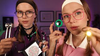 ASMR 3 Doctors Medical Exam To Find Whats Wrong With You Cranial Nerve Exam ENT Neurologist [upl. by Mattheus]