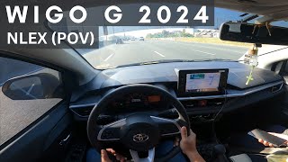 Driving the Wigo G 2024 on the Expressway NLEX Marilao to Monumento [upl. by Yrro905]