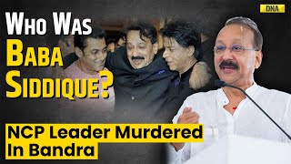 Baba Siddique Death Updates Who Was Baba Siddique ExMaharashtra Minister Shot Dead  Mumbai [upl. by Aicenad]