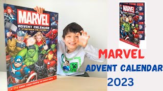 Opening Marvel Advent Calendar 2023  Story Book Collection  Countdown to Christmas [upl. by Eustis]