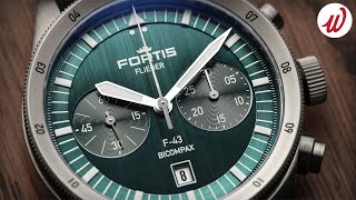 Is Fortis a Better Alternative to Omega and Breitling  Flieger F43 Review [upl. by Dolli]