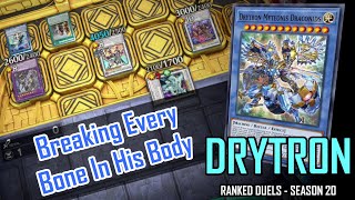 Drytron  Ranked Duels  Season 20 Part 2 YUGIOH MASTER DUEL [upl. by Ocnarf]