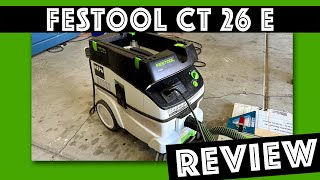 Festool Dust Extractor CT26E Review [upl. by Lenz]