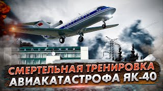 Авиакатастрофа Як 40 под Запорожьем Неудачная тренировка пилотов [upl. by Astrahan]