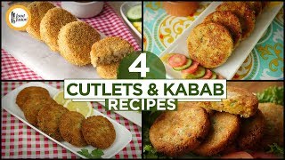 4 CutletsKabab Recipes By Food Fusion Ramzan Special Recipe [upl. by Demetra]