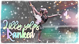 Dance moms all lilly solos ranked [upl. by Gnil]