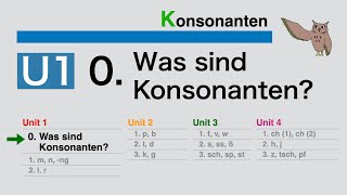 Konsonanten U10 Was sind Konsonanten [upl. by Ahsiniuq]