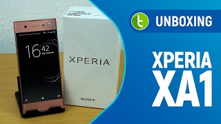 Xperia XA1 unboxing e primeiras impressões  TudoCelularcom [upl. by Yelha]