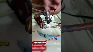 Copper tube brazing viralshorts trandingshorts viralvideo machine byneeraj [upl. by Nnyleve]