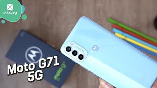 Motorola Moto G71  Unboxing en español [upl. by Otiv]