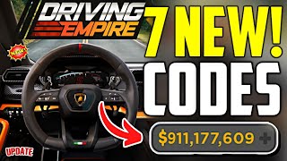 ⚠️EVENT💥CODES⚠️DRIVING EMPIRE ROBLOX REDEEM CODES 2024 DRIVING EMPIRE CODES [upl. by Kulsrud]