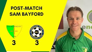 🟡HOLMESDALE 1956 FC 33 SNODLAND TOWN🔴  SAM BAYFORD INTERVIEW [upl. by Akinwahs]