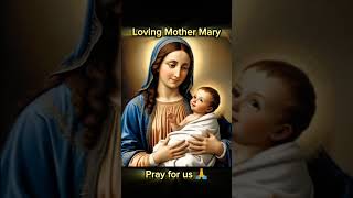 Loving Mother Mary pray for us mamamary motherofgod blessedmother fyp shorts [upl. by Barna]