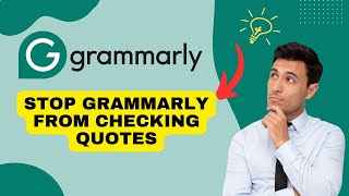 How to Make Grammarly not Check Quotes 2024 [upl. by Araccot]