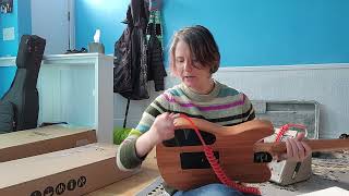 Fender Acoustasonic Player Telecaster unboxing [upl. by Nnaitsirk]