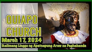 Sunday Mass Today March 17 2024  Fifth Sunday of Lent [upl. by Ulphi]