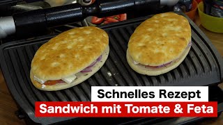 Ein schnelles Rezept für Sandwiches im Tefal OptiGrill [upl. by Thetisa]