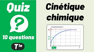 CINÉTIQUE CHIMIQUE 🔟🔟 Quiz  Physique  Chimie [upl. by Ennylhsa]