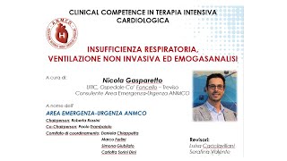 Insufficienza respiratoria ventilazione non invasiva ed emogasanalisi [upl. by Byrle44]