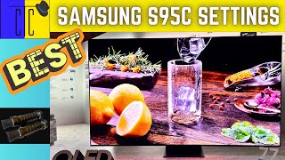 Samsung S95C QD OLED Complete Settings Guide  SDR  HDR  PC  Gaming [upl. by Daugherty]