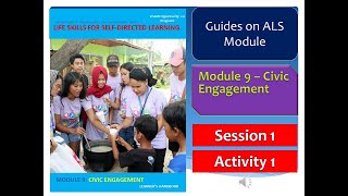 Video 148  ALS Module 9 Civic Engagement  Activity 1  Answer keys [upl. by Cahan]