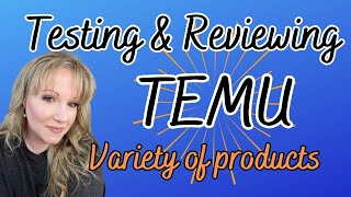 Testing amp Reviewing TEMU Products RETURNS WILL BE MADE amp SOME WINNERS [upl. by Poirer]