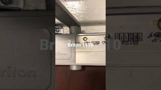 briton 1110 door closer speed and force adjustment [upl. by Koo]