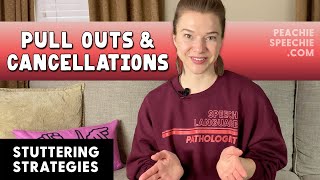 Pull Out and Cancellation Stuttering Strategies by Peachie Speechie [upl. by Atimed]