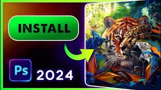 ⭐ How to Download and Install PHOTOSHOP 2024 [upl. by Anrat]