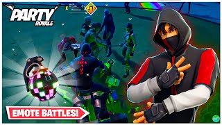 Winning Emote Battles In Party Royale [upl. by Aniz]