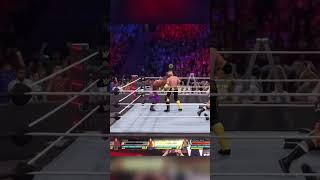 How tf￼ does Logan jump over Edge😂😂 wwe [upl. by Hartwell]