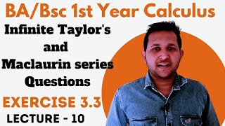 Taylors series expansion  Taylors theorem  Bsc 1st sem calculus ex 33  Mathslighthouse [upl. by Rossi]