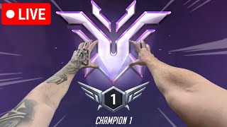 🔴SEASON 9  World First Champion Rank  RANK 1 GRIND🔴 [upl. by Airun614]