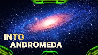 Flying Into ANDROMEDA GALAXY  POV Simulation [upl. by Yarod]