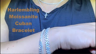 Harlembling Moissanite Cuban Bracelet [upl. by Ulphi192]