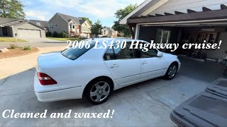 I washed and waxed the 2006 Lexus LS 430 Test drive POV walk around highway cruising [upl. by Abisha]