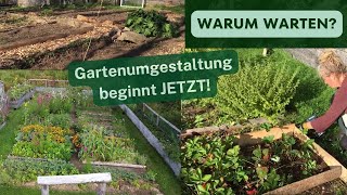 Warum bis nächstes Jahr warten Die Gartenumgestaltung beginnt JETZT [upl. by Hairem353]