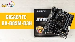 GIGABYTE GAB85MD3H  обзор недорогой материнской платы [upl. by Eenahpets]