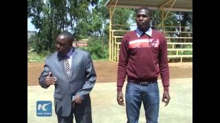 FIRST KENYAN BASKETBALLER HEADS TO PLAY IN NBA [upl. by Hannan]