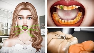 quotteeth cleaning and washing in hospital quot🏥 ASMR video 📷 [upl. by Gibrian]