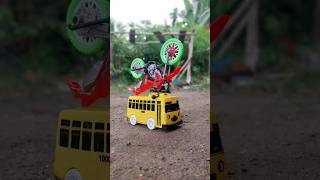 Dirt bike finger toys  drama bus tayo lani menemukan motor trail dirtbike mobilmobilan shorts [upl. by Anavlys304]