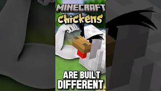 Minecraft Chickens Aren’t Actually Chickens 🐔 shorts [upl. by Magnien767]