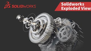 65 Create Exploded Views  Solidworks Tutorials [upl. by Aiceila]