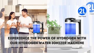 Hydrogen Water Ionizer Machine  Electric Hydrogen Rich Water Machine [upl. by Baggs]