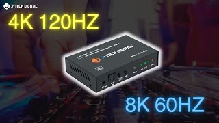 4K 120Hz 8k 60Hz Audio Extractor Product Overview [upl. by Aihsiyt]